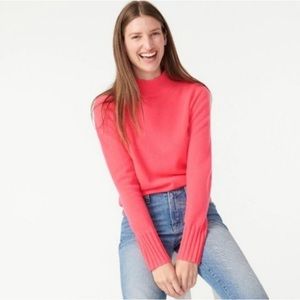 🎁🎁J.Crew 100% cashmere mock neck sweater